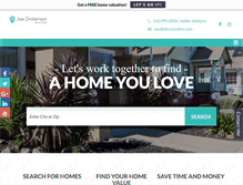 Tablet Screenshot of dickersonrealty.com